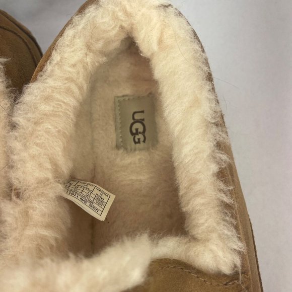 UGG Ascot Slipper suede with rubber sole color chestnut Size 12 main image 9